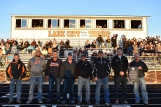 From left: Pete Hawkins (Hawkins Overhead Door), Nick Meyer, Mark Willers (Willers Construction), Josh Kohrs (Ed’s Plumbing), Mason Grobe (Mason Grobe Construction), Cory Wurst (Arrow Building Center), Jason Yorde (Jason Yorde Construction), Tom Dwelle (HBC). Not present: Kevin Dather, Jim Borgschatz, Riley Borgschatz, Grant Borgschatz, Dave Mahn, Mike Willers, Mike Glander (Glander Excavating), Steve Reckmann, Rob Nutt, Paul Holland, and Gary Lichtblau (Gary’s Electric).